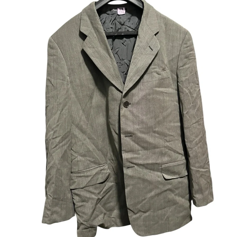 Calvin Klein pure Virgin Wool Gray Blazer